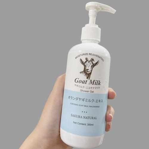 GOAT MILK BODY SHOWER GEL- (300 ml) - Buy 1 Get 1
