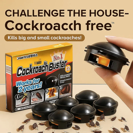 🌿100% Plant Based Japan Combat Roach Killing Bait station 12 Pcs -Buy 1 Get 1 Free